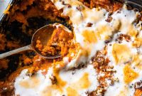 Southern Sweet Potato Casserole with Pecan Topping