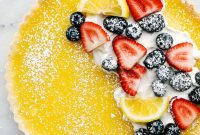 Lemon Tart Recipe with Buttery Shortbread Crust