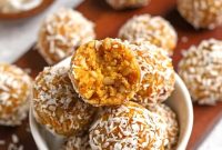 Mango Coconut Paleo-Vegan Energy Bites