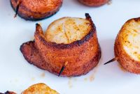 Sweet and Smoky Bacon Wrapped Scallops