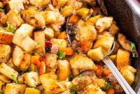 Classic Vegan Stuffing with Herbs and Cranberries