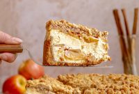 Apple Crumble Cheesecake with Cinnamon Streusel Recipe