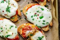 Caprese Crostini Pizza with Fresh Basil and Balsamic Glaze