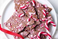 Candy Cane Chocolate Bark Recipe