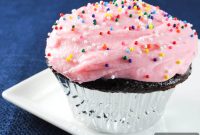 Moist Chocolate Cupcakes with Vanilla Buttercream