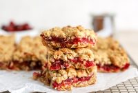 Tangy Cranberry Lemon Bars with Shortbread Crust