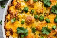 Creamy Southwest Chicken Casserole Recipe with Black Beans