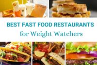 10 Fast Food Restaurants With WW Points Friendly Meals