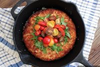 Crispy Potato Rosti with Pancetta and Mozzarella