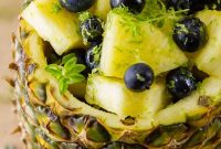 Pineapple Blueberry Salad Recipe with Honey-Lime Dressing