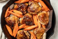 Crispy Cast Iron Skillet Chicken Thighs