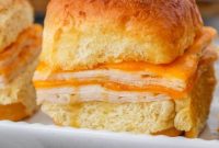 Air Fryer Turkey and Cheese Sliders Recipe