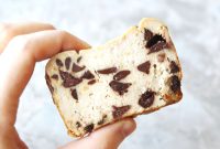 Crustless Chickpea Chocolate Chip Cookie Dough Cheesecake