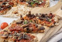 How to Make Mushroom Pizza with Cauliflower Crust