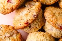 Moist Strawberry Banana Muffins Recipe