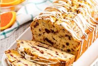 Moist Homemade Cranberry Orange Bread