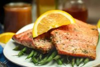 Air Fryer Orange-Glazed Salmon Recipe