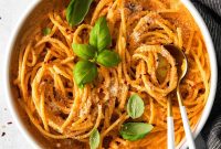 Creamy Tomato Vegan Pasta Recipe