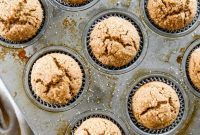 Fluffy Buttery Gingerbread Maple Muffins