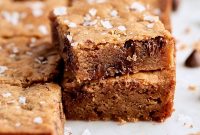 Chewy Chocolate Toffee Blondies Recipe