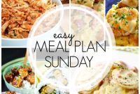 Sunday Meal Plan Week 63: Quick Recipes and Prep Tips