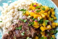 Caribbean Jerk Chicken with Mango Salsa