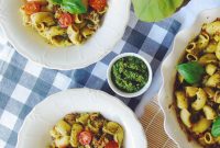 Creamy Spinach Pesto Pasta