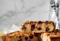 Cranberry Ricotta Cake Recipe with Lemon Zest