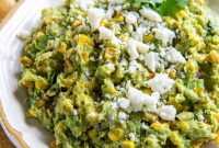 Charred Corn Guacamole Recipe with Lime and Cilantro