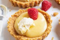 Mini Lemon Curd Tartlets with Buttery Crust