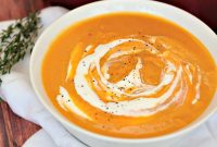 Creamy Roasted Butternut Squash Soup Recipe