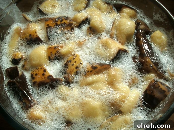 Bananas fermenting