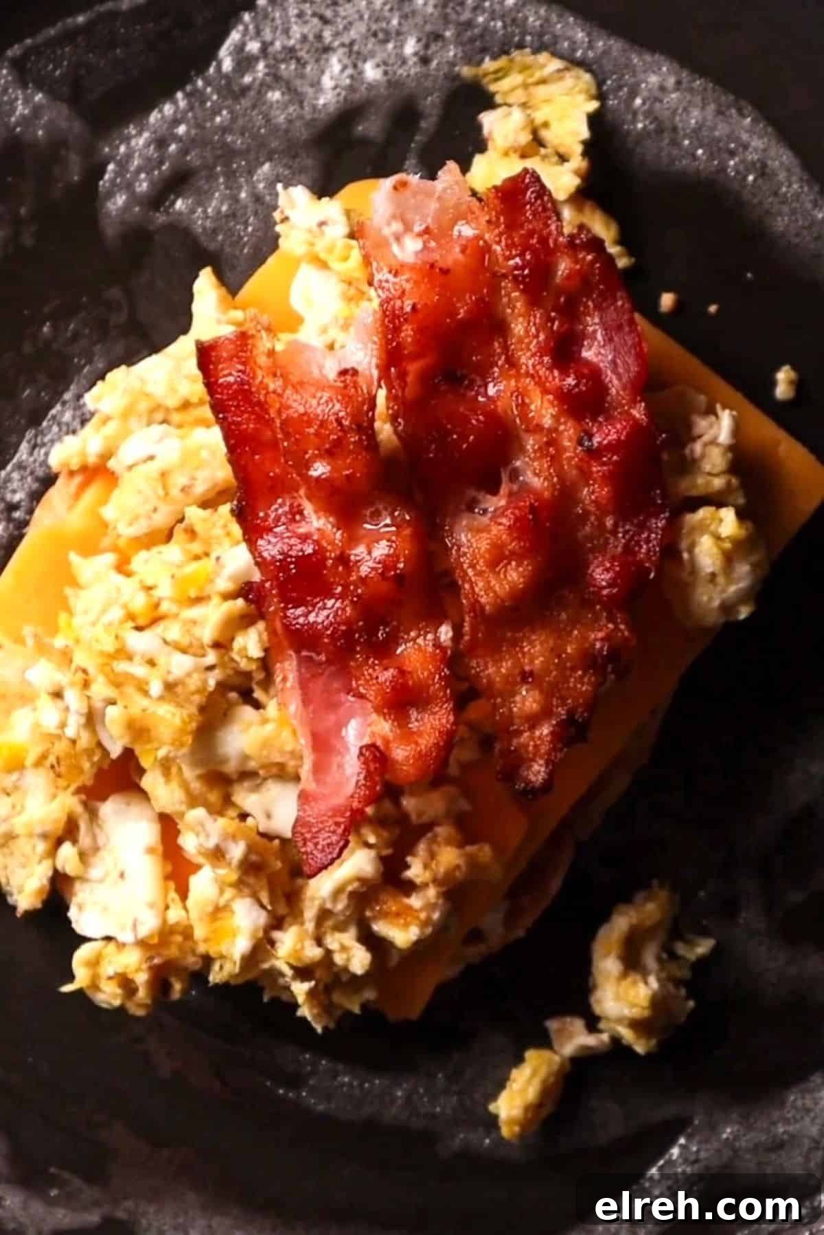 Bacon and Egg Grilled Cheese Sandwich 5 bacon egg and cheese