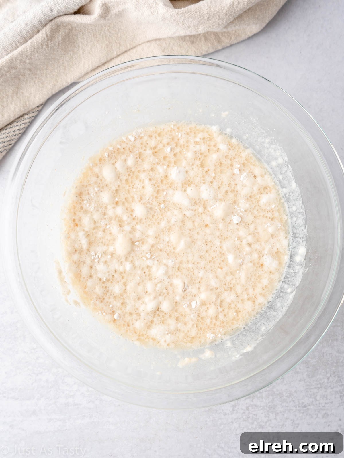 Fluffy Gluten Free Pancakes From Scratch 5 Pancake batter in a bowl.