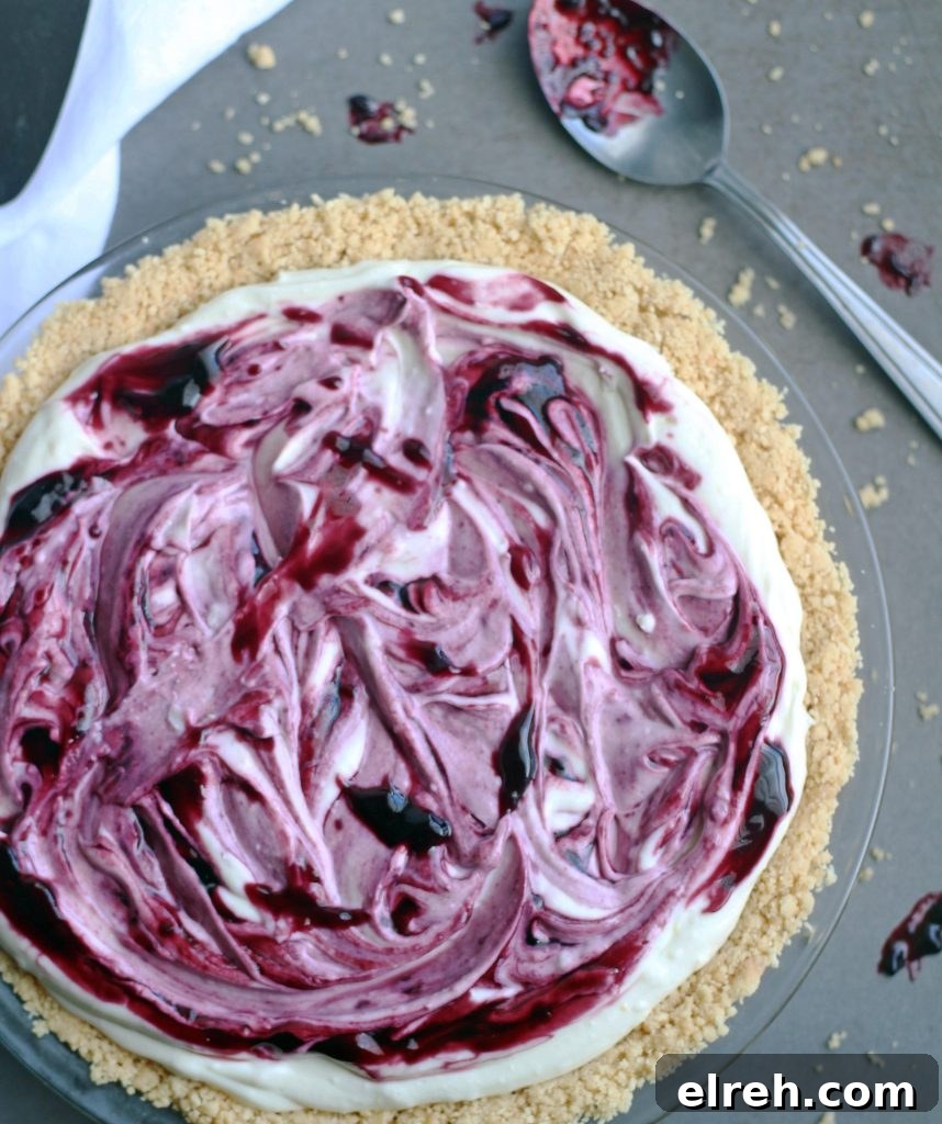 Creamy No-Bake Black Raspberry Cheesecake Recipe 2 black raspberry no bake cheesecake