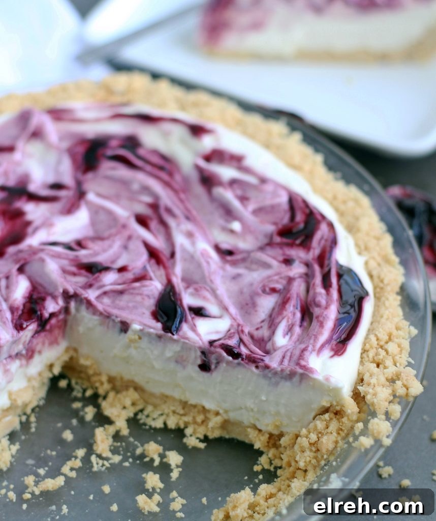 Creamy No-Bake Black Raspberry Cheesecake Recipe 3 no bake black raspberry cheesecake