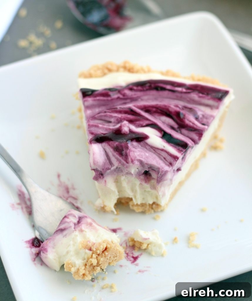 Creamy No-Bake Black Raspberry Cheesecake Recipe 6 No Bake Black Raspberry cheesecake 2