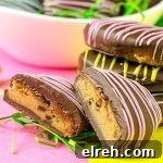 Easter Peanut Butter Chocolate Chip Eggs - Featured Image