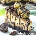 Chocolate Chip Cookie Dough Cheesecake - Featured Image