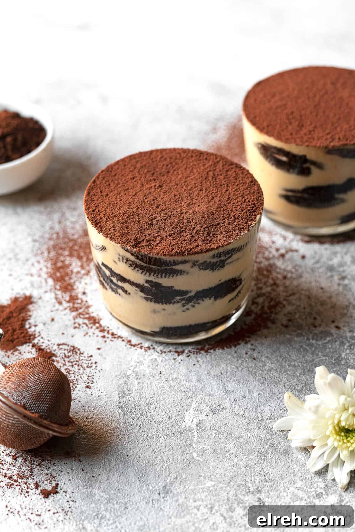 two jars of Oreo tiramisu