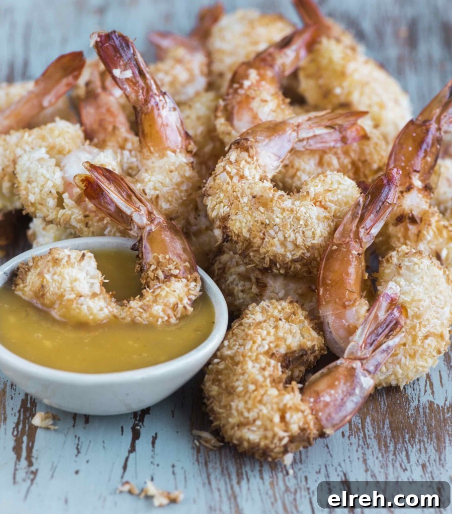 Paleo Air Fryer Coconut Shrimp Recipe 2 Coconut Shrimp