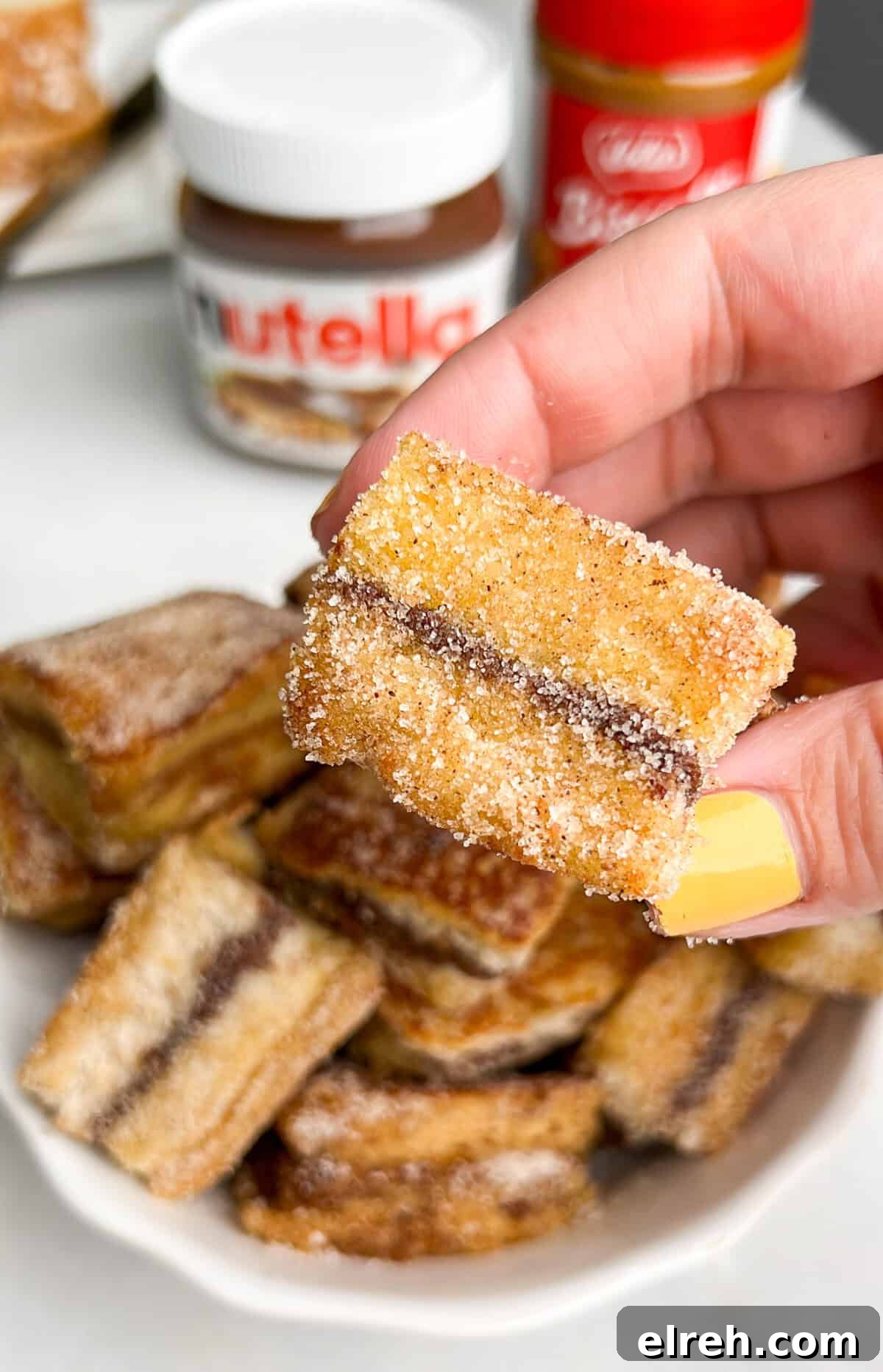 Cream Cheese Stuffed French Toast Bites with Maple Syrup 8 stuffed french toast bites