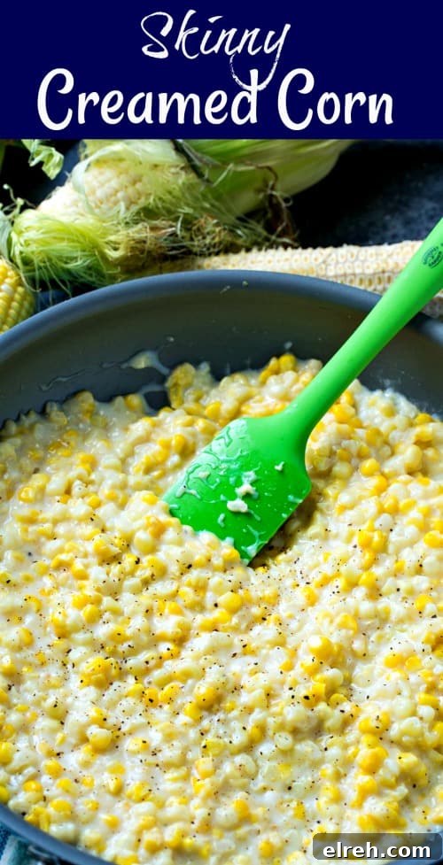Light Creamed Corn Recipe 6 Skinny Creamed Corn
