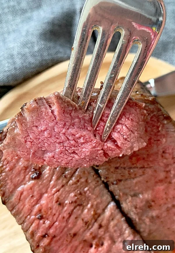 How to Reverse Sear Steak for Crispy Crust and Juicy Center 3 bite of reverse sear steak