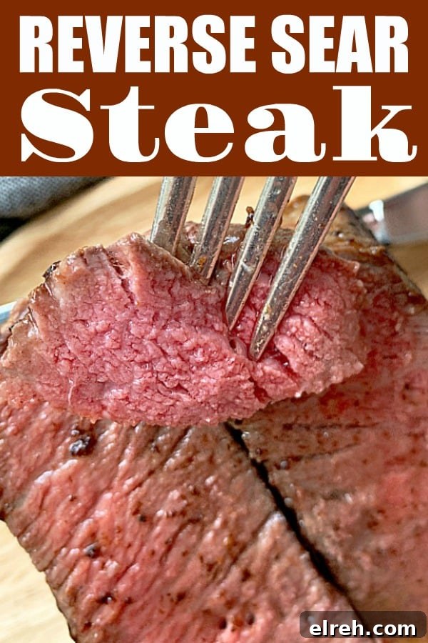 How to Reverse Sear Steak for Crispy Crust and Juicy Center 5 Reverse Sear Steak | Foodtastic Mom #reversesearsteak #steakrecipe