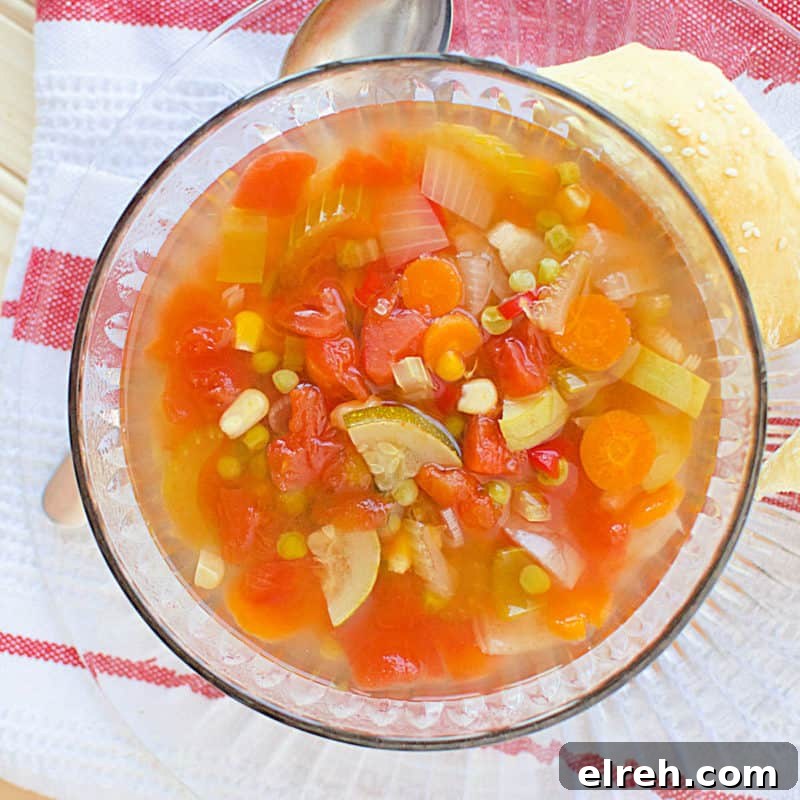Celery Recipes Fresh Ideas for What to Make with Celery 20 Crockpot vegetable soup in a glass bowl on a cloth napkin