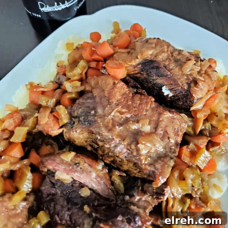 Celery Recipes Fresh Ideas for What to Make with Celery 23 Port braised short ribs on a white platter