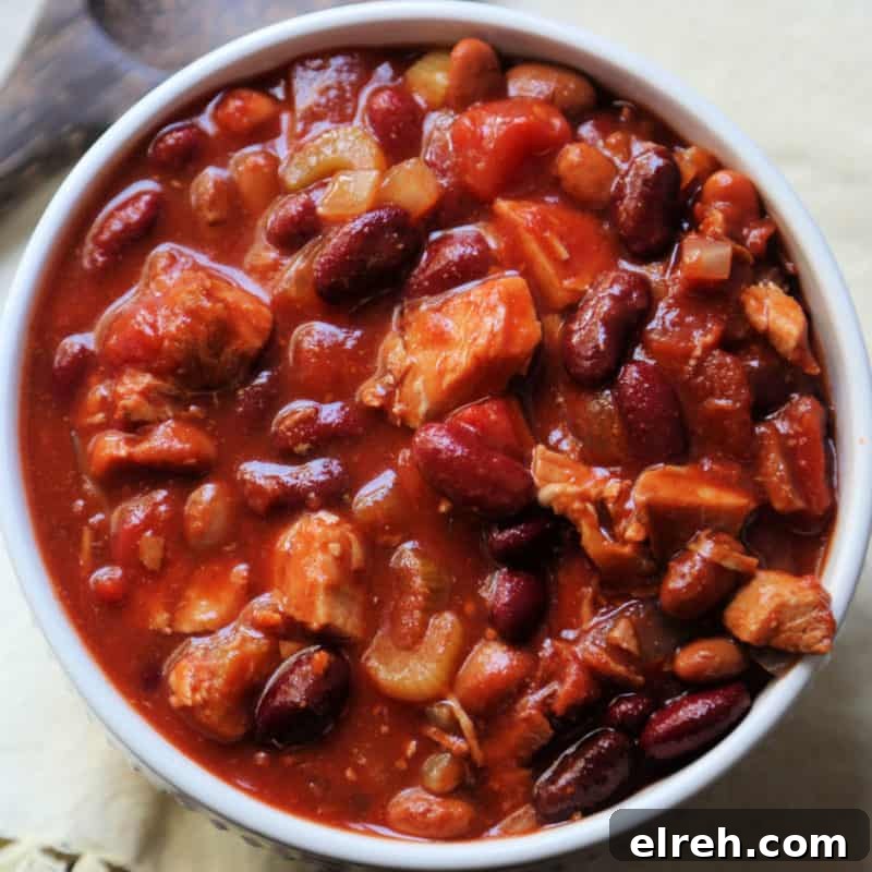 Celery Recipes Fresh Ideas for What to Make with Celery 29 Turkey Chili in a white bowl