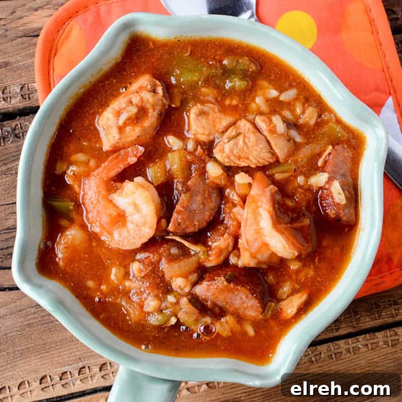 Celery Recipes Fresh Ideas for What to Make with Celery 4 Slow Cooker Gumbo in a white bowl