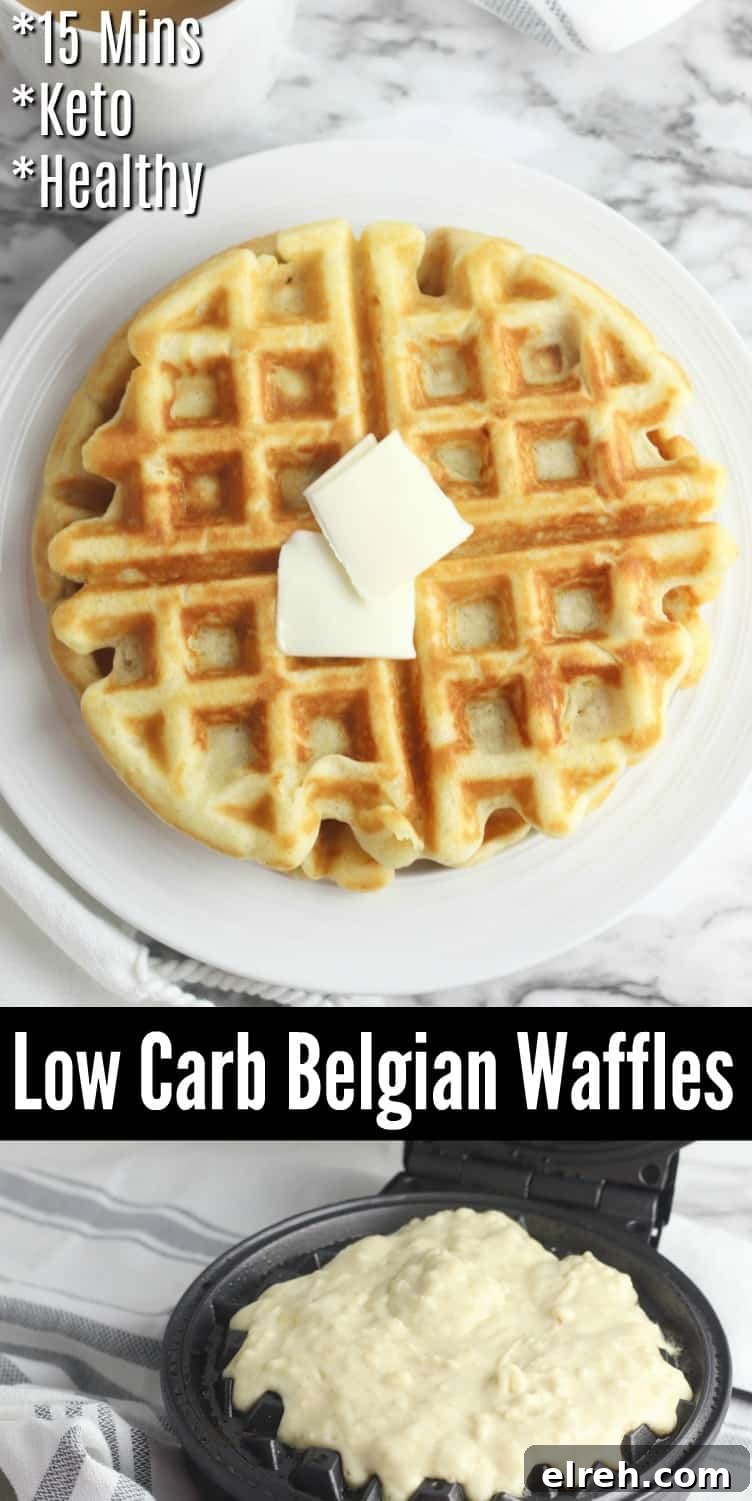 Easy Low Carb Belgian Waffles